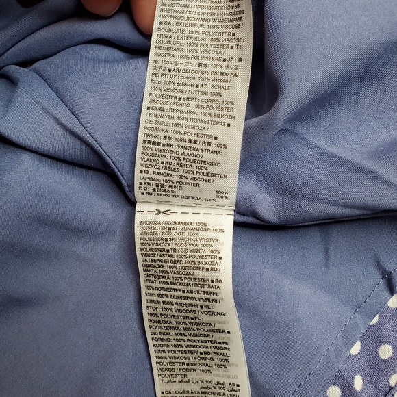 Gap Blue White Dot Midi Skirt - Picture 7 of 9